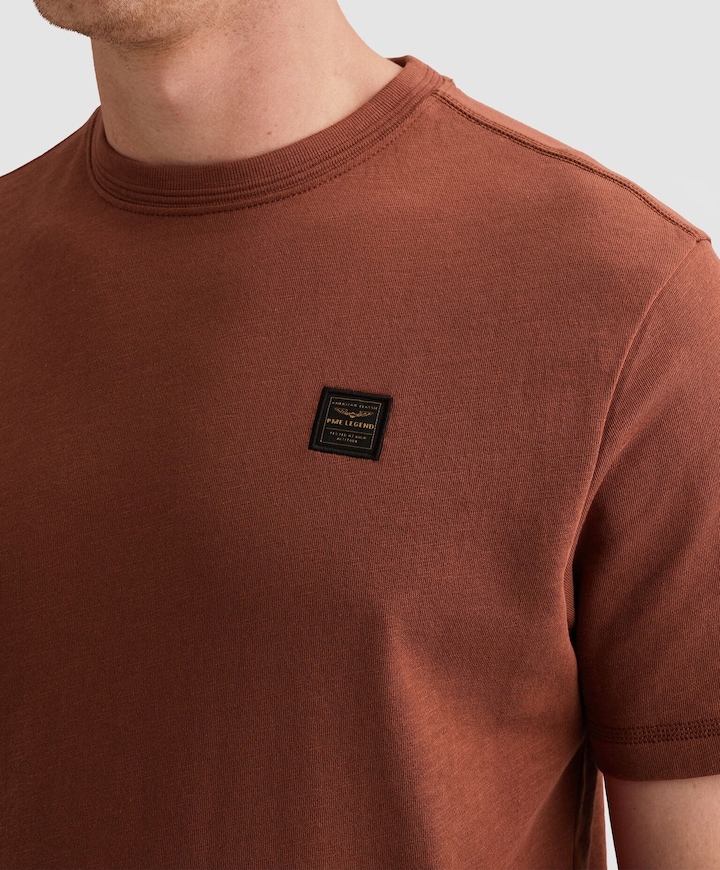 Heren T-shirt bruin