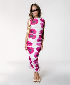 Dames jurk roze