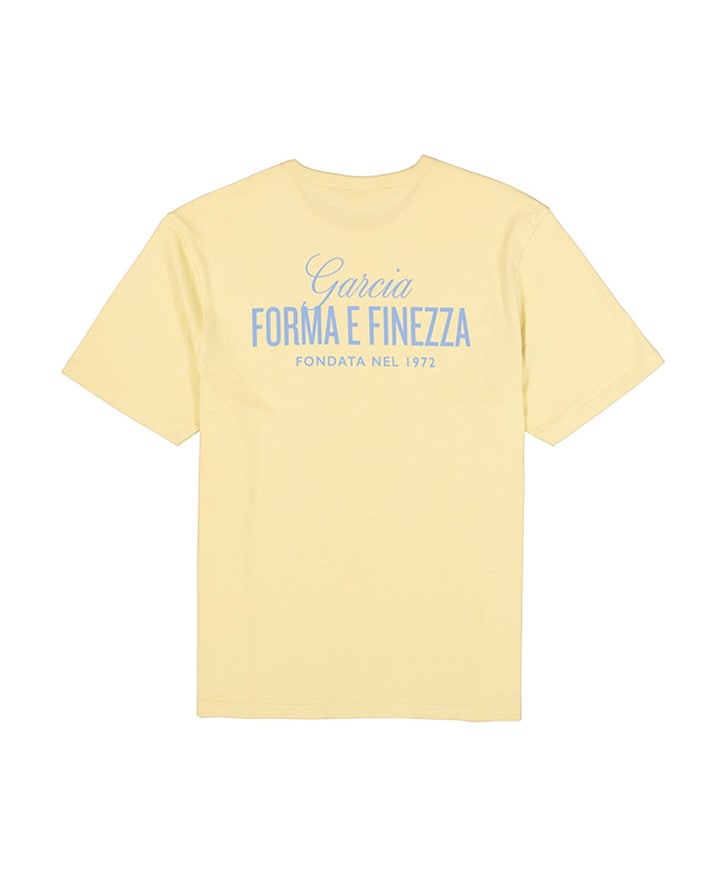 Heren T-shirt geel