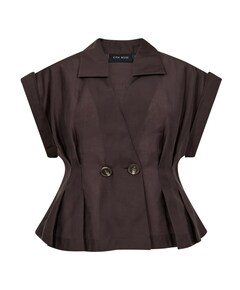 Dames blouse bruin
