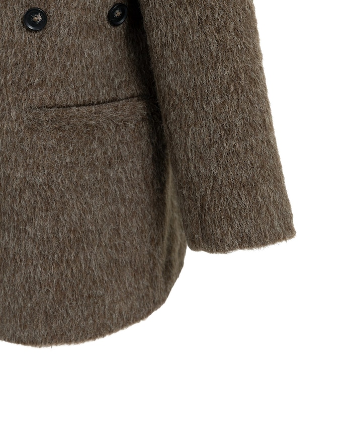 Dames blazer bruin