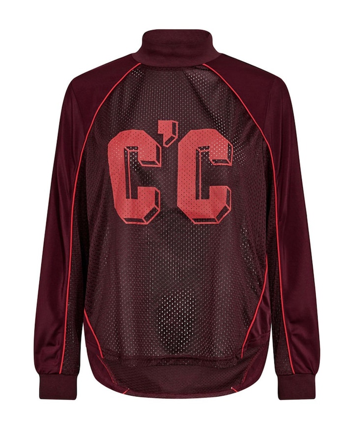 Dames longsleeve bordeaux