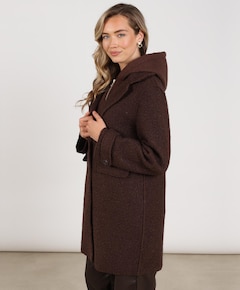 Dames jas bruin