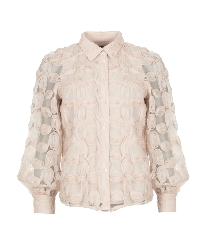 Dames blouse beige