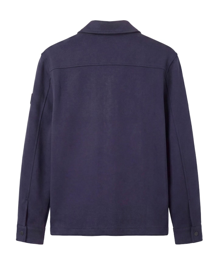 Jongens overhemd lange mouw blauw