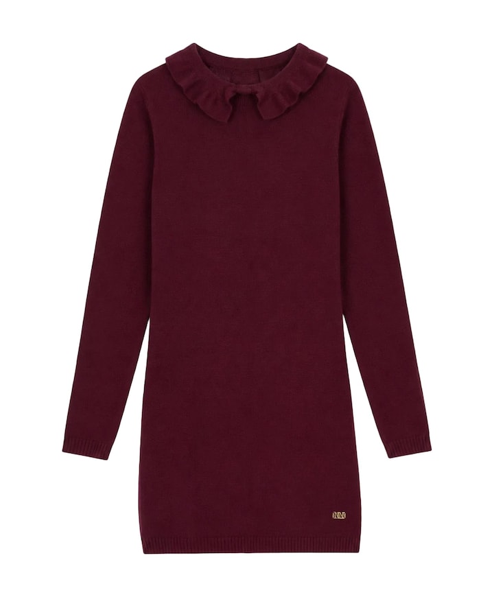 Meisjes jurk bordeaux