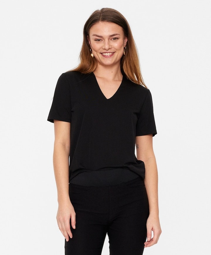 Dames T-shirt zwart