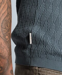 Heren polo blauw