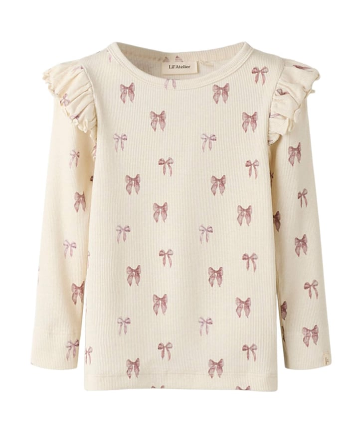 Meisjes longsleeve ecru