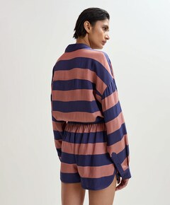 Dames blouse blauw
