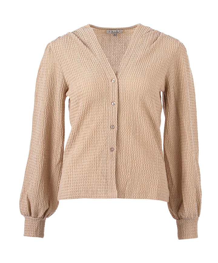 Dames blouse beige