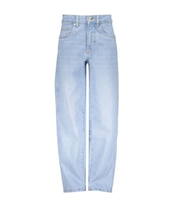 Skater barrel leg meisjes jeans blauw
