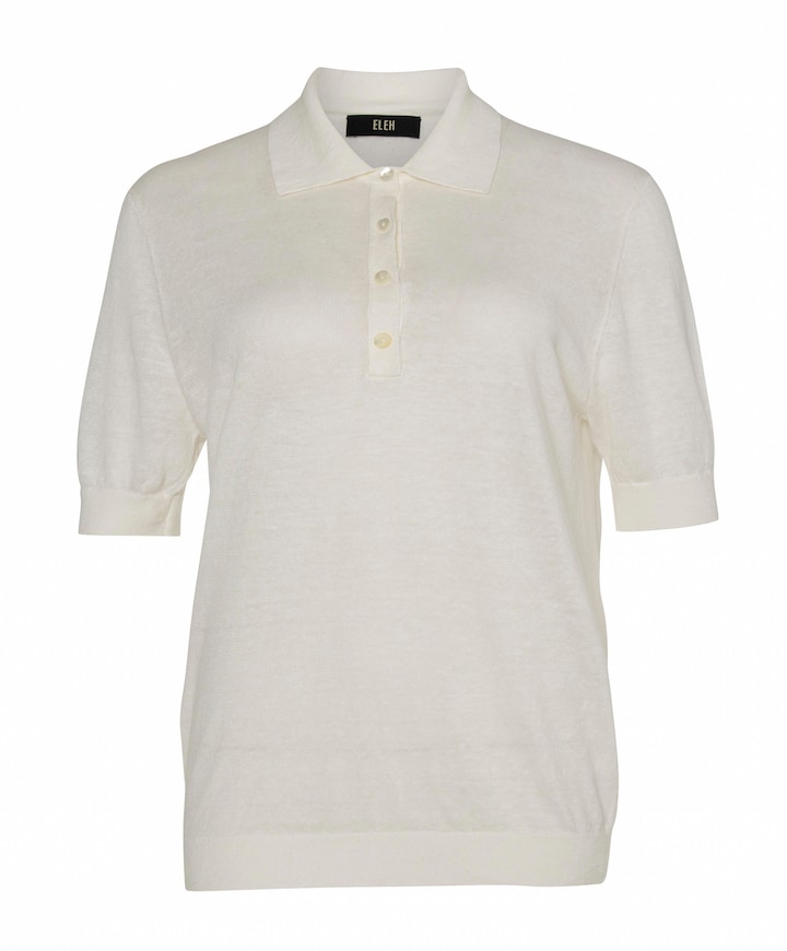 Dames polo beige