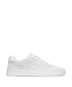 Mondo Suede Perforated heren sneakers wit
