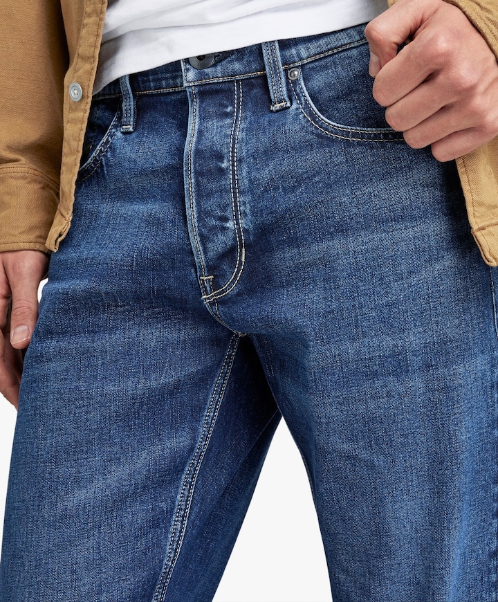 Mosa Straight heren jeans blauw