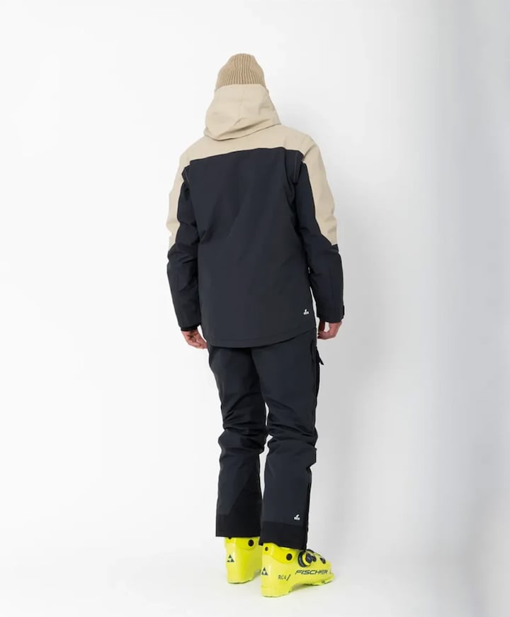 Heren ski-jas beige