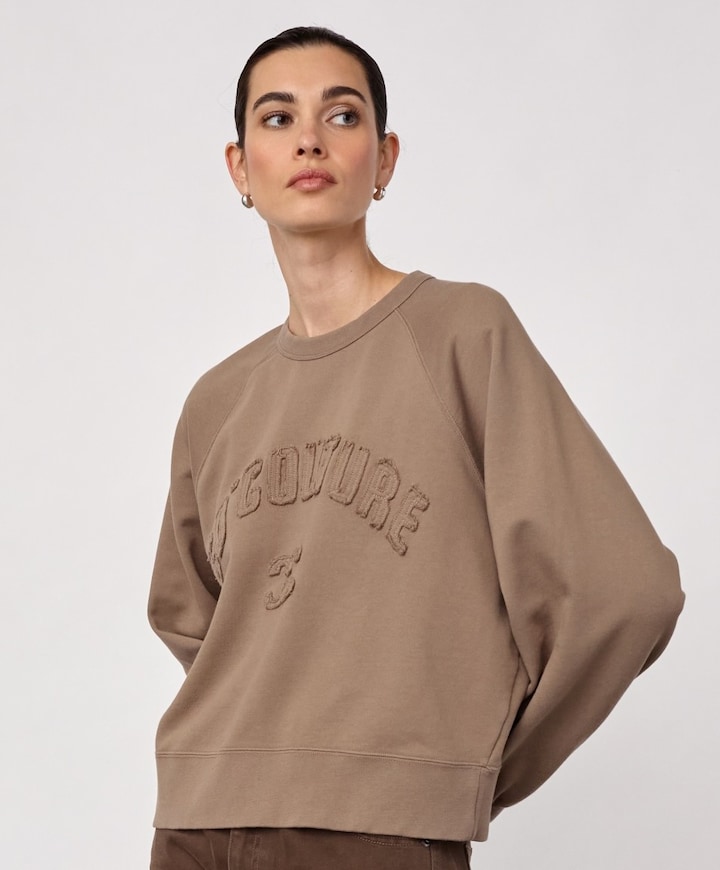 Dames sweater beige