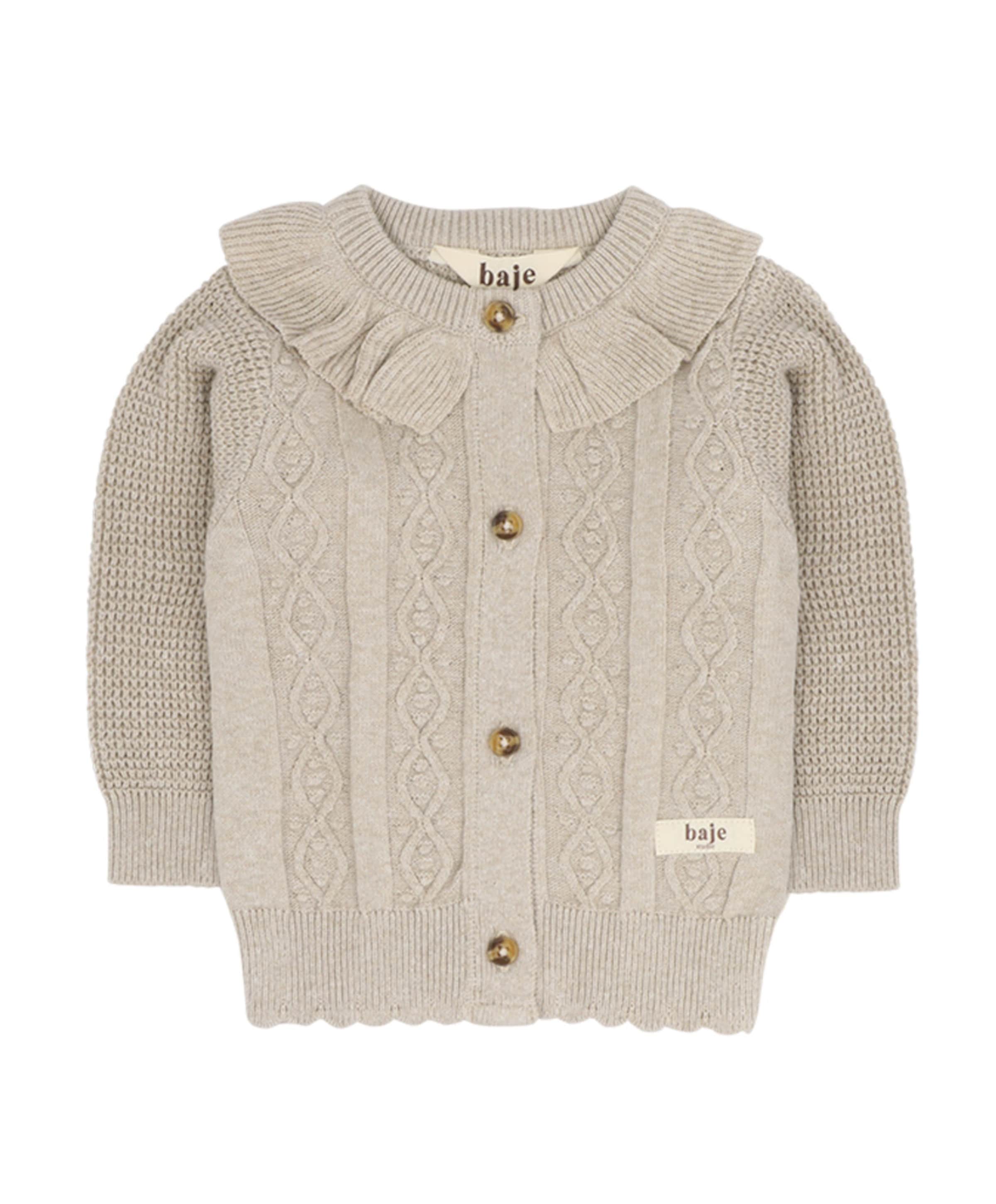 Meisjes vest beige