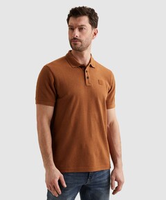Heren polo oranje