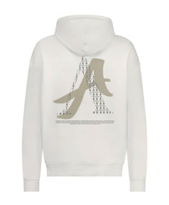 Heren hoodie ecru