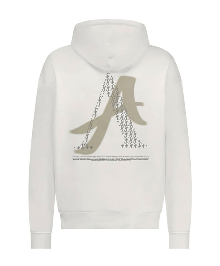 Heren hoodie ecru