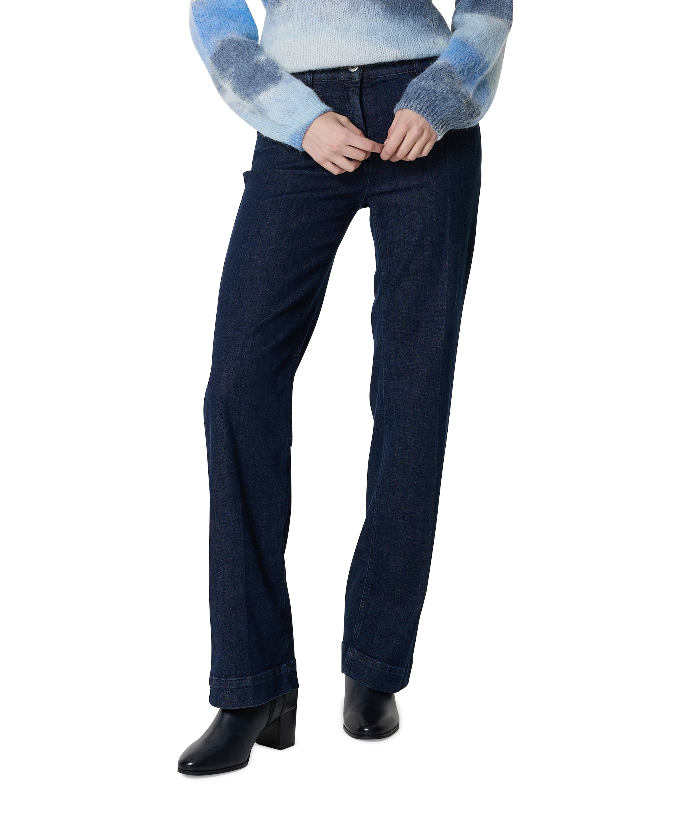 Jenny Wide dames jeans blauw