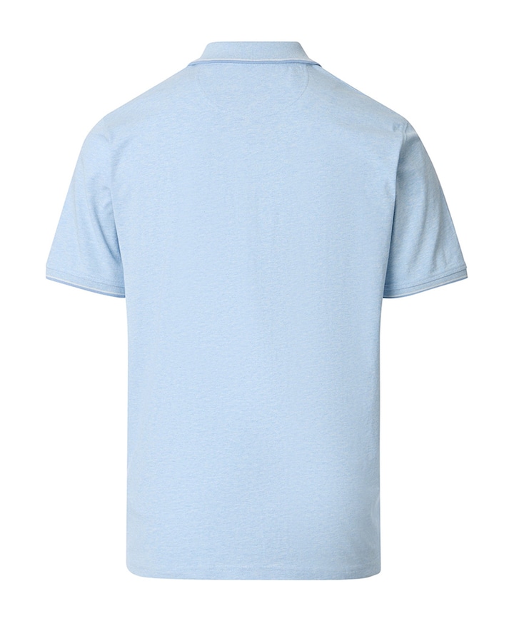 Heren polo blauw