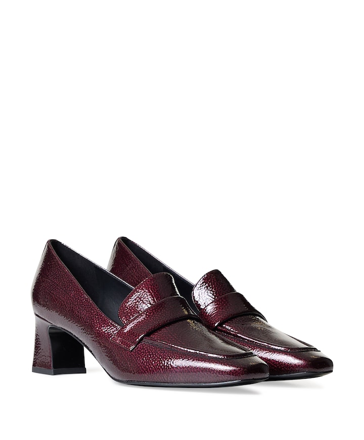 Slip-on dames pumps bordeaux