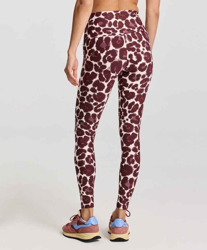 Classic High Waistband dames tights bordeaux