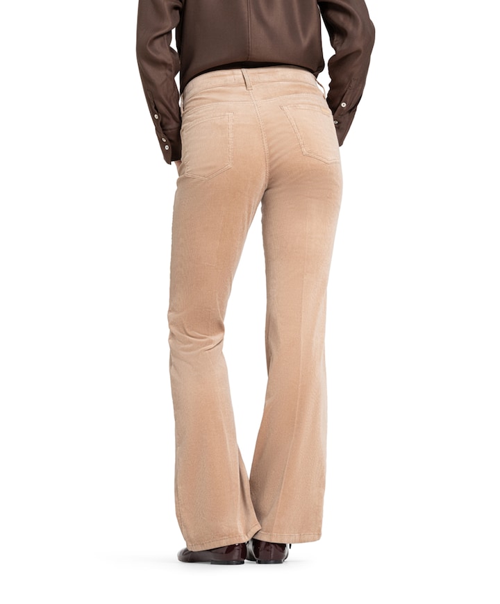 Paris flared broek beige