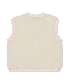 Meisjes gilet wit