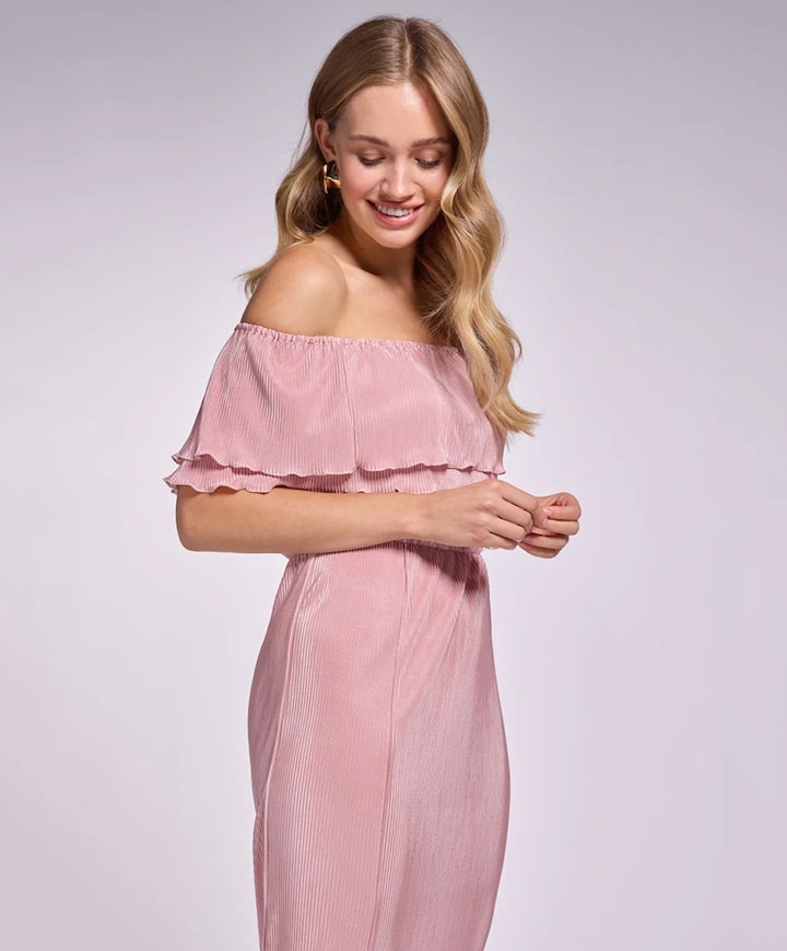 Dames jurk roze