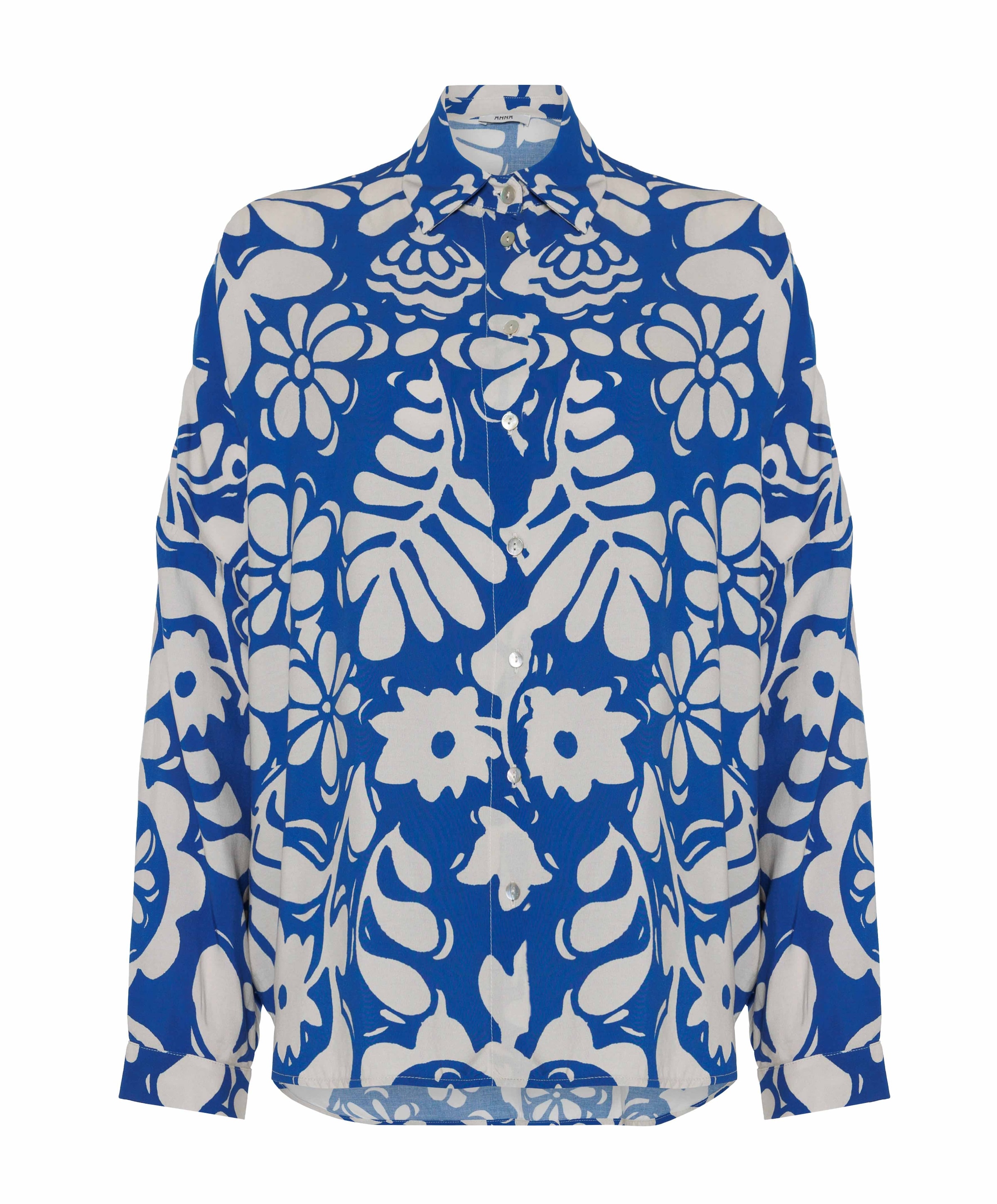Dames blouse blauw