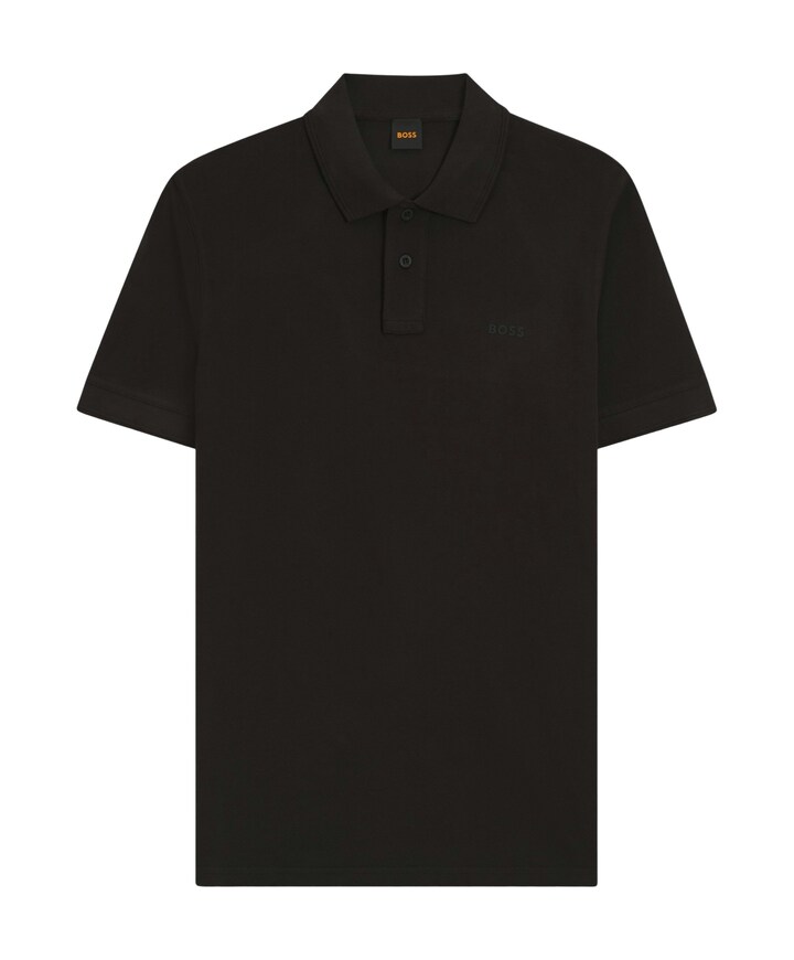 Heren polo zwart