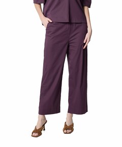 Cropped dames broek paars