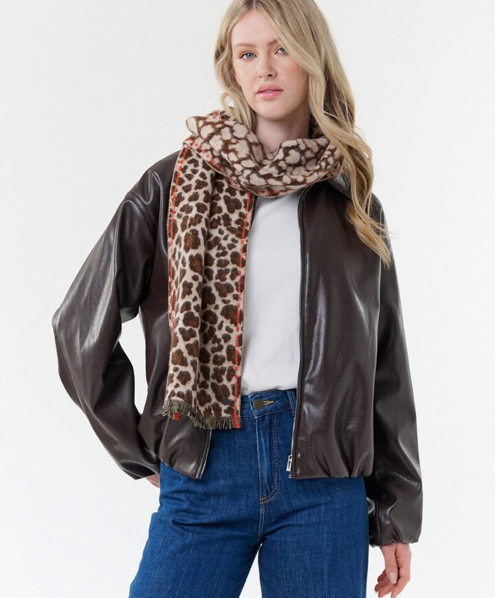 Dames sjaal beige