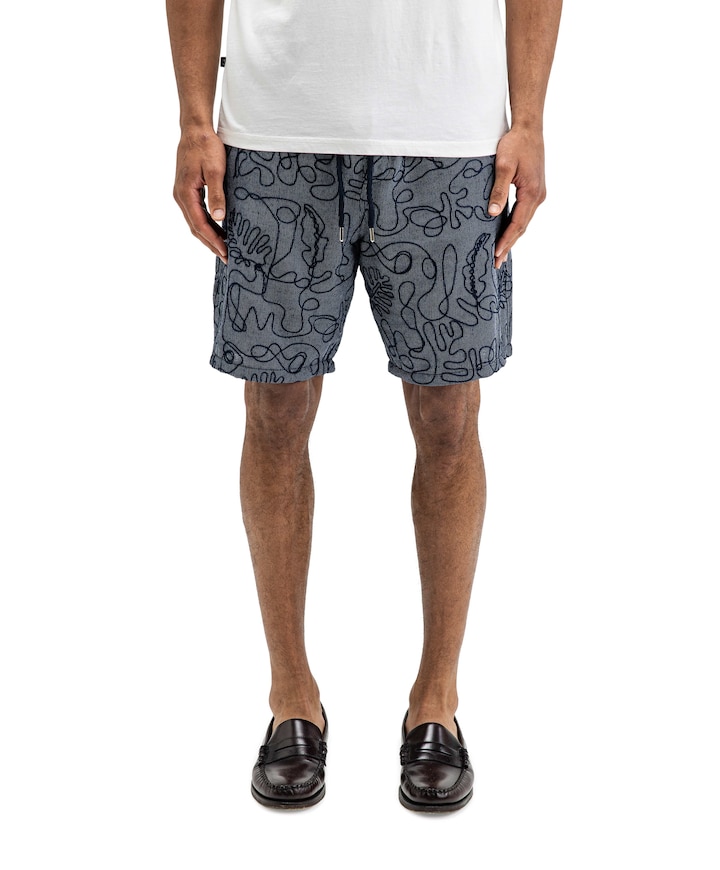 Alex Embro Shorts heren korte broek blauw