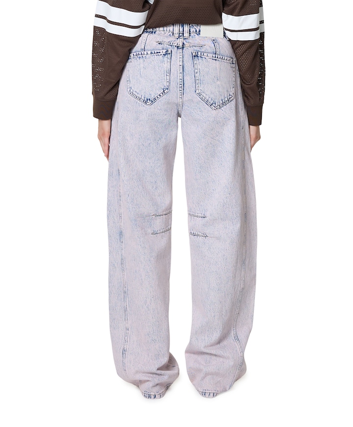 Drew Barrel Panel Tall Iced Rose dames jeans roze