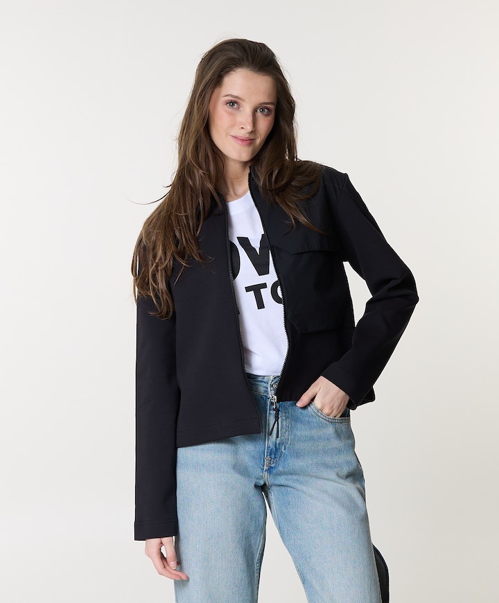 Dames jas zwart