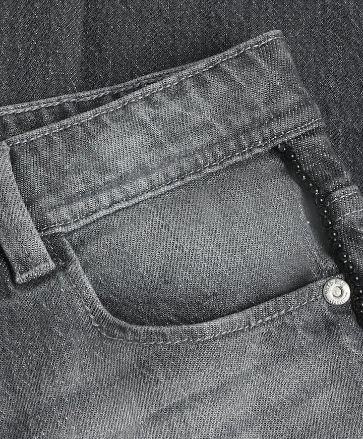 Extra Wide Fit Grey meisjes jeans grijs