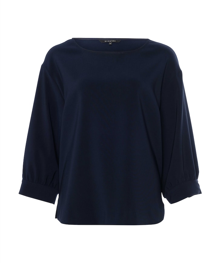 Dames blouse blauw