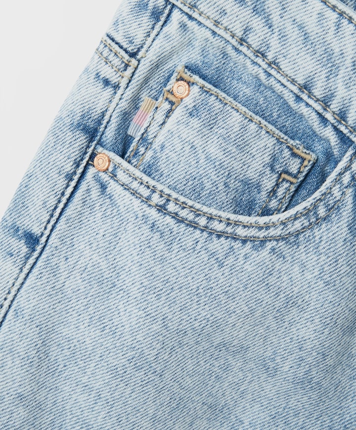 NKFROSE HW STRAIGHT 9222-BE N jeans blauw