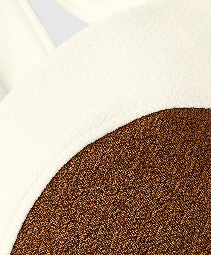 Dames bikinitop bruin