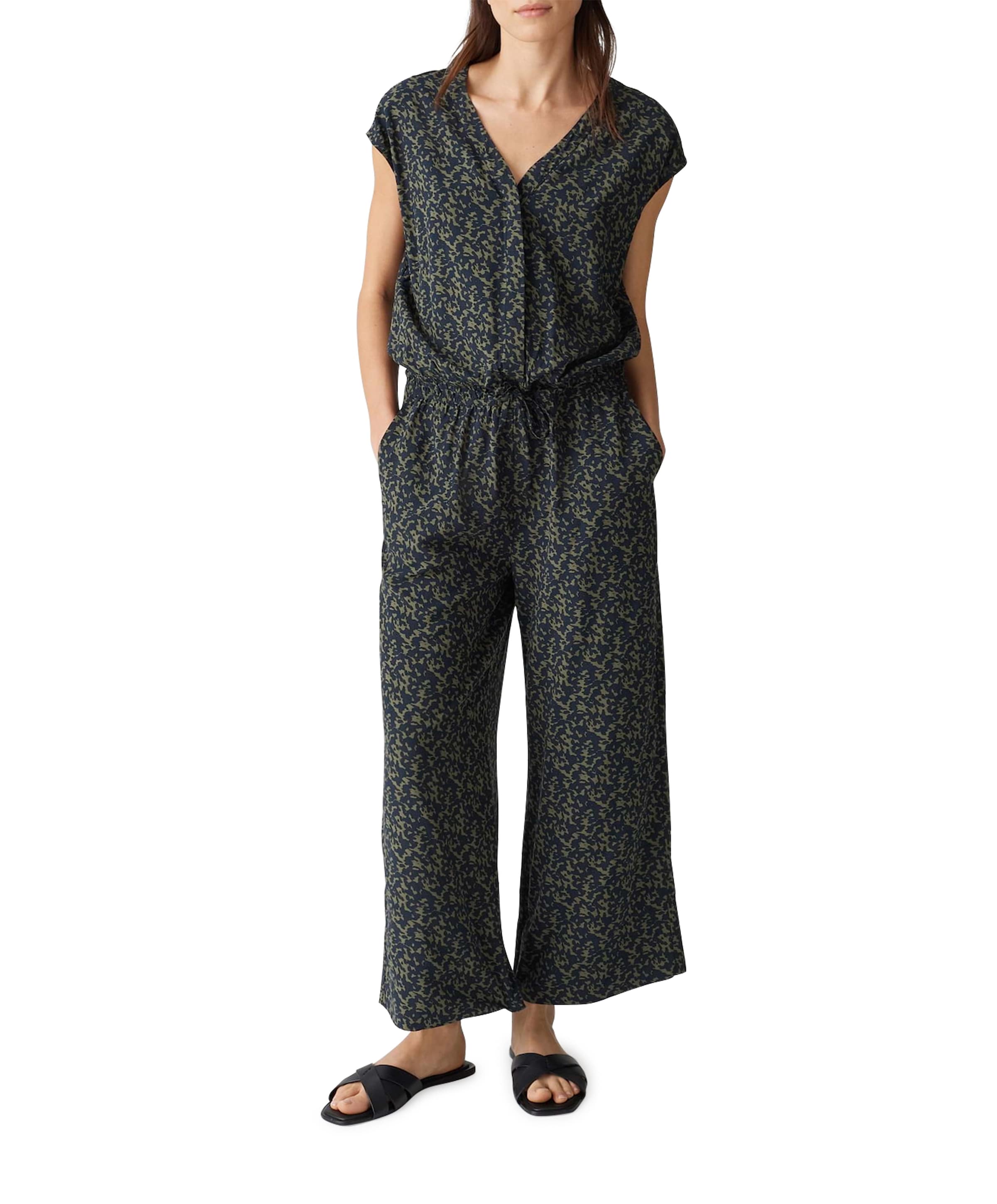 Moneli shadow jumpsuit blauw