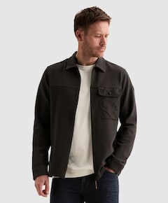 Heren overshirt zwart