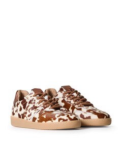 Poona dames sneakers bruin