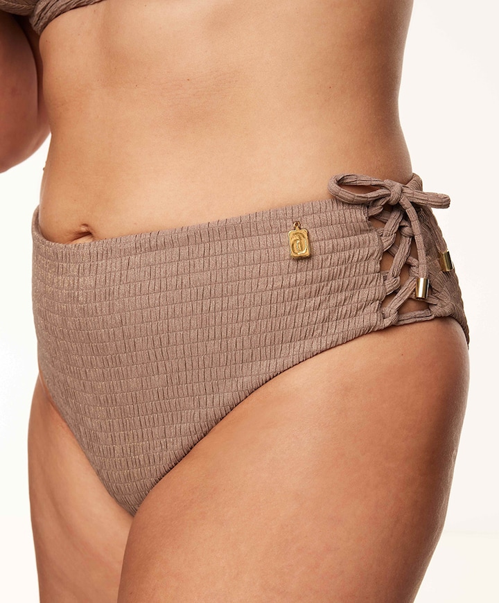 Dames bikinibroekje bruin