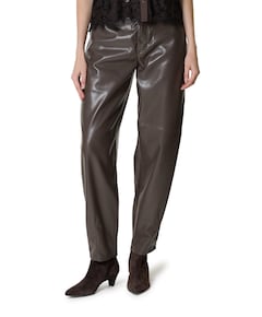 Mara Tapered Detail dames broek bruin