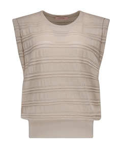 Dames top beige