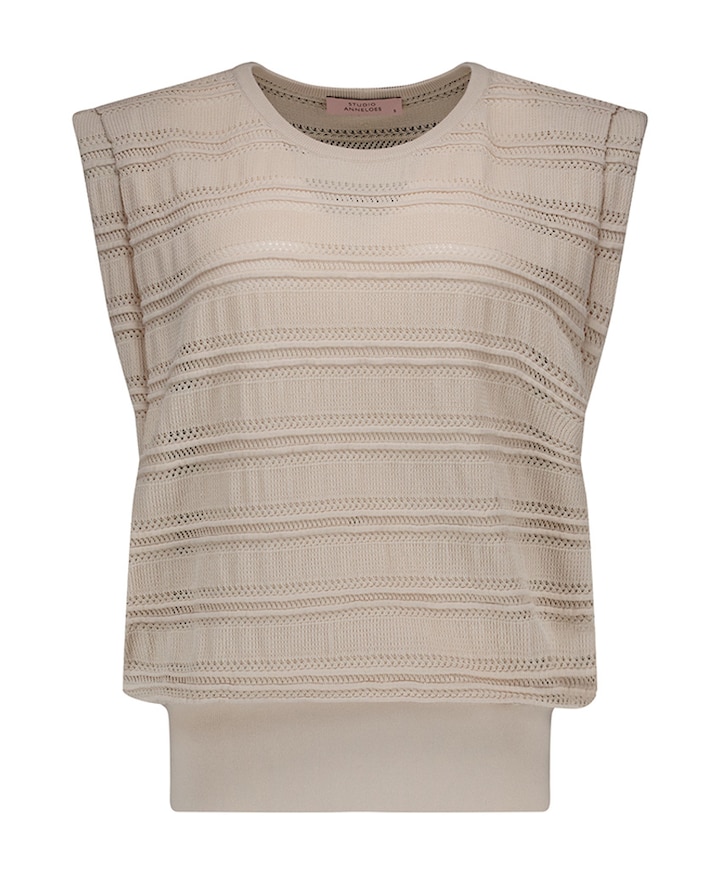 Dames top beige